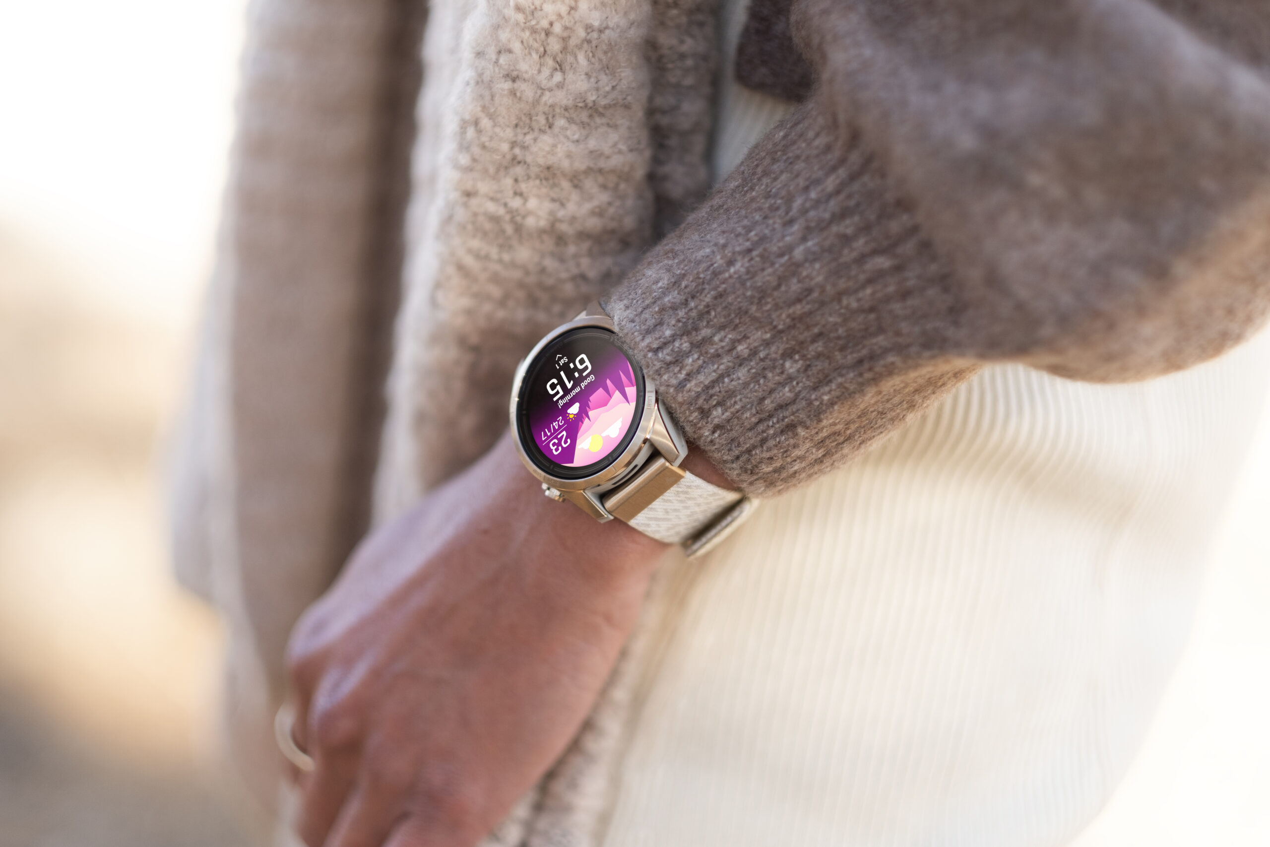la nouvelle montre Garmin avec ecran Amoled