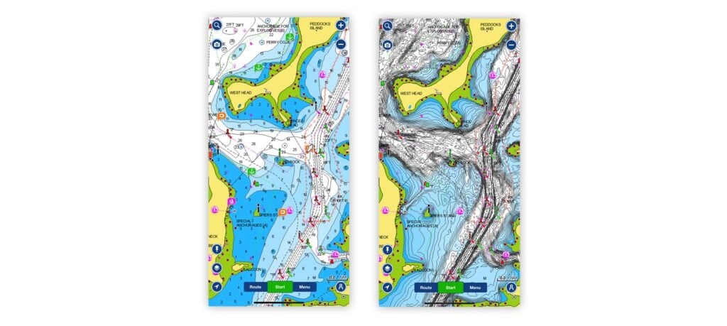 Navionics de Garmin Sonar Chart